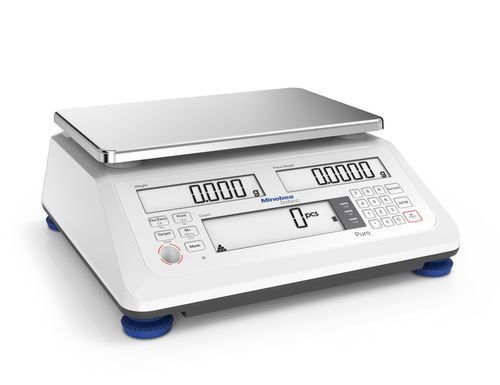 Báscula compacta de conteo, Pesaje 1.5 kg, Resolución 6000d, Legibilidad 1g, Peso minimo muestra 1 g, Peso medio de pieza 0,005 g