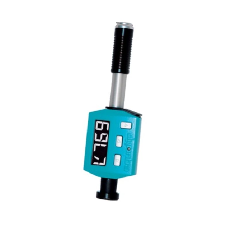 Equotip Bambino 2 hardness tester, unit D with Proceq test block